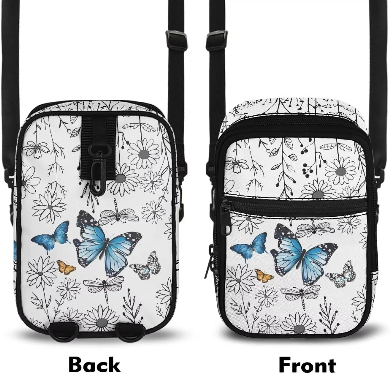 Mini Crossbody Bags for Women Lightweight Small Crossbody Bags Back Pack Fanny Pack Travel Pouch Shoulder Bag