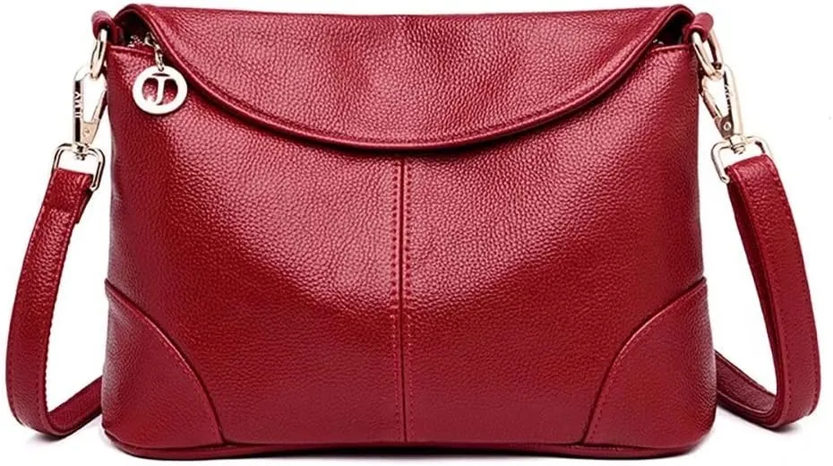 Mudono Crossbody Bag for Women Shoulder Hobo Purse Roomy Leather Handbag Multi Pockets Messenger Satchel