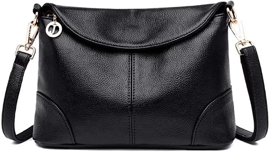 Mudono Crossbody Bag for Women Shoulder Hobo Purse Roomy Leather Handbag Multi Pockets Messenger Satchel