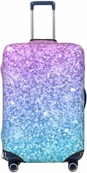 Multicolor Glitter Luggage Cover,Washable Suitcase Covers Fashion Luggage Covers,Anti-Scratch Suitcase Protector Cover