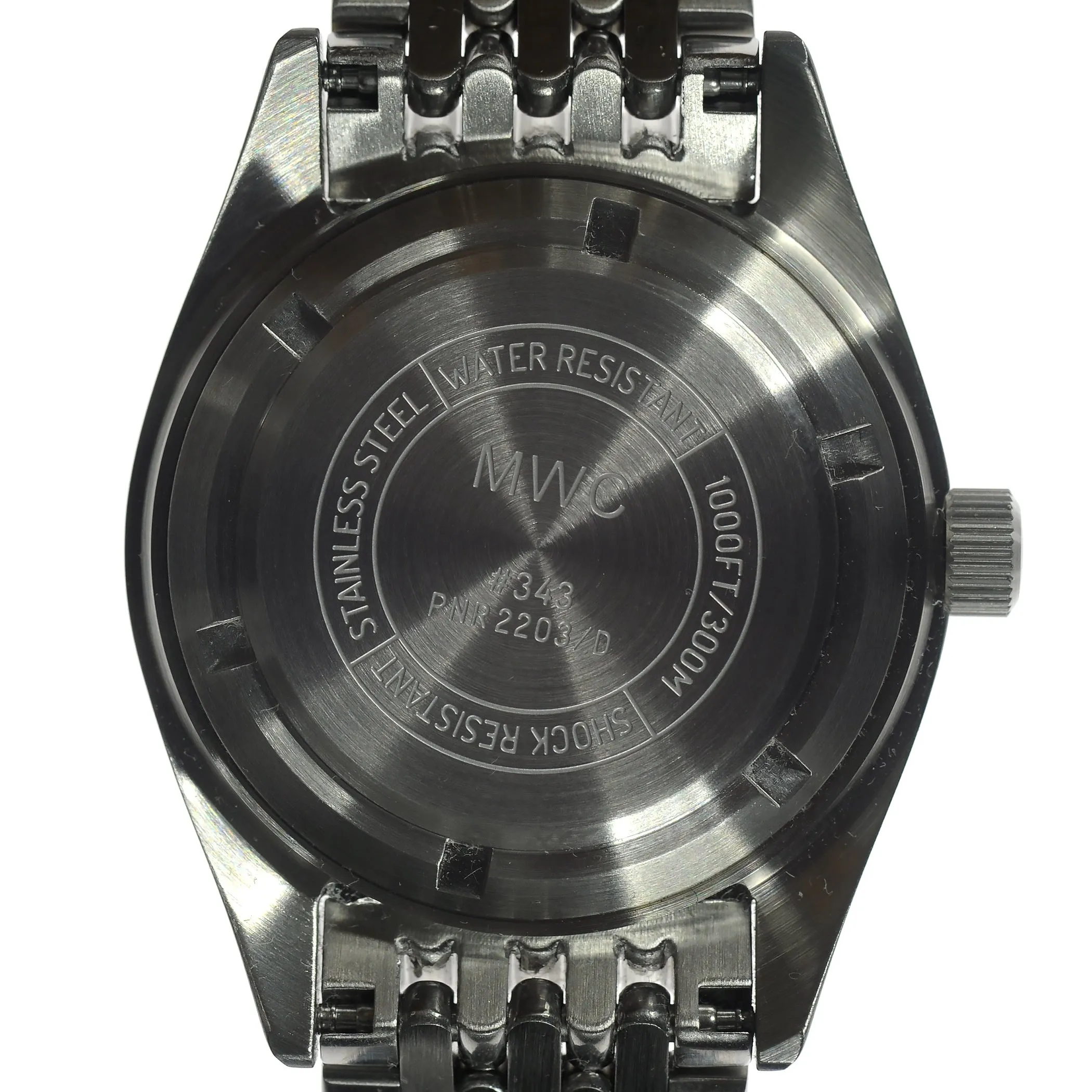 MWC Classic 1960s Pattern Divers Watch with Retro Luminova Luminous Paint and a Hybrid Mechanical/Quartz Movement on a Matching Steel Bracelet