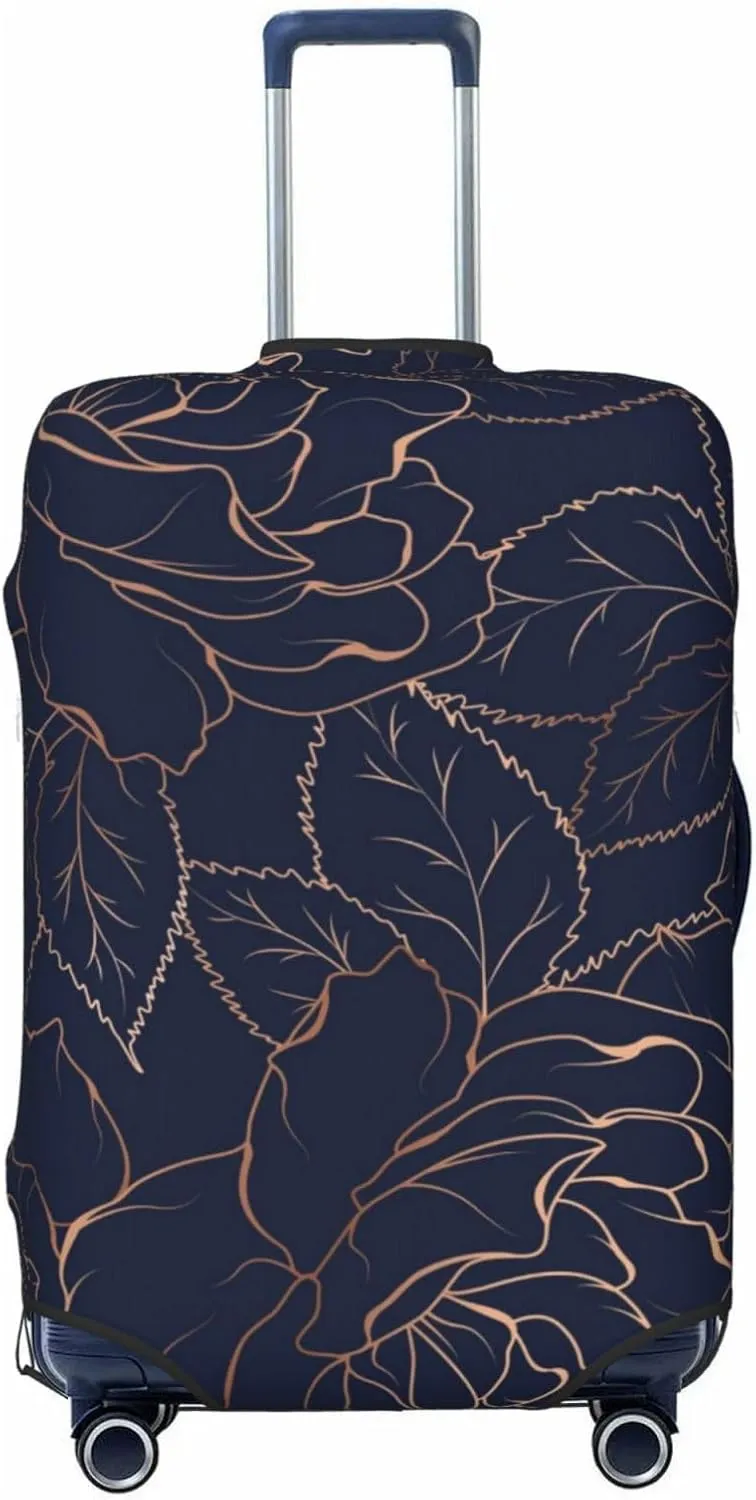 Navy Dark Blue Luggage Cover,Washable Suitcase Covers Fashion Luggage Covers,Anti-Scratch Suitcase Protector Cover