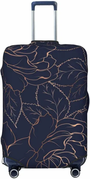 Navy Dark Blue Luggage Cover,Washable Suitcase Covers Fashion Luggage Covers,Anti-Scratch Suitcase Protector Cover