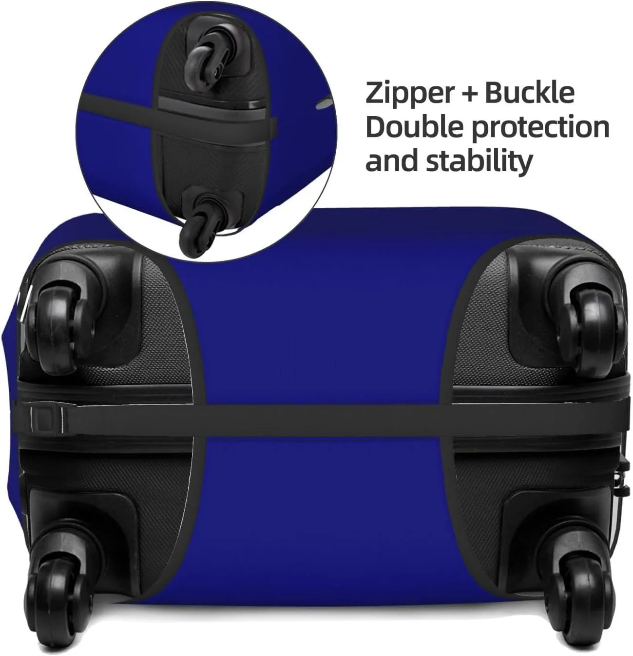 Navy Luggage Cover,Washable Suitcase Covers Fashion Luggage Covers,Anti-Scratch Suitcase Protector Cover
