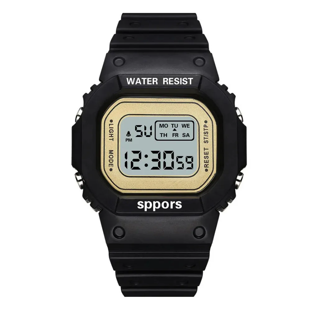New Fashion Transparent Digital Watch Square Women Watches Sports Electronic Wrist Watch Reloj Mujer Clock Dropshipping