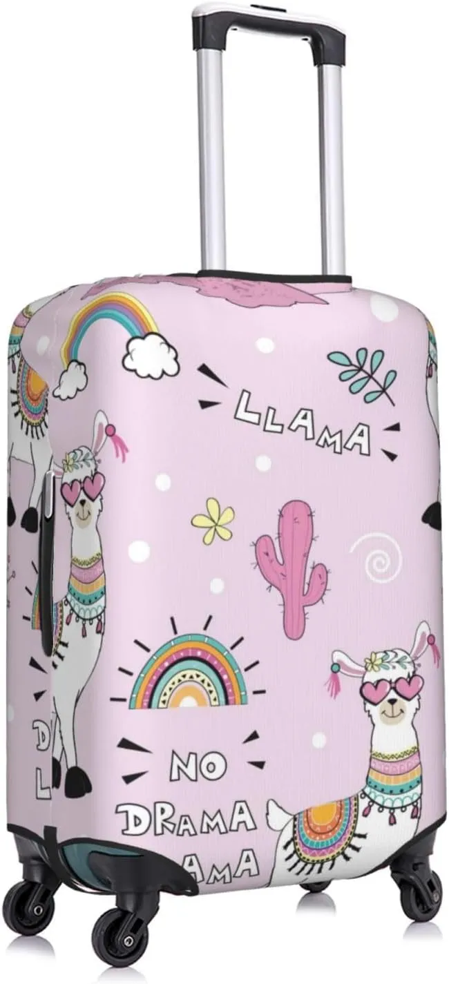 No Drama Llama Luggage Cover,Washable Suitcase Covers Fashion Luggage Covers,Anti-Scratch Suitcase Protector Cover