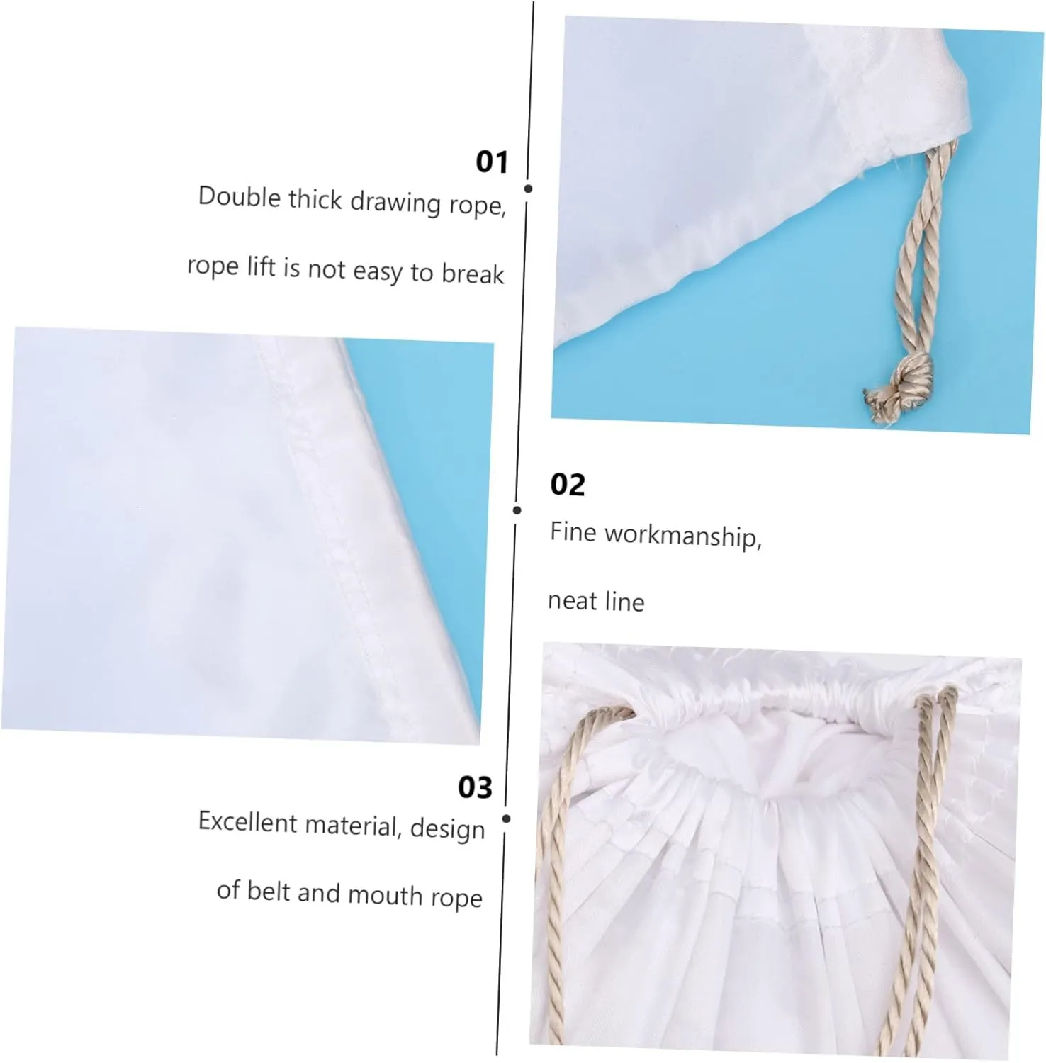 NOLITOY Elegant Silk Storage Bag Set 2pcs Toy Storage Home Organization Drawstring Closure Lightweight