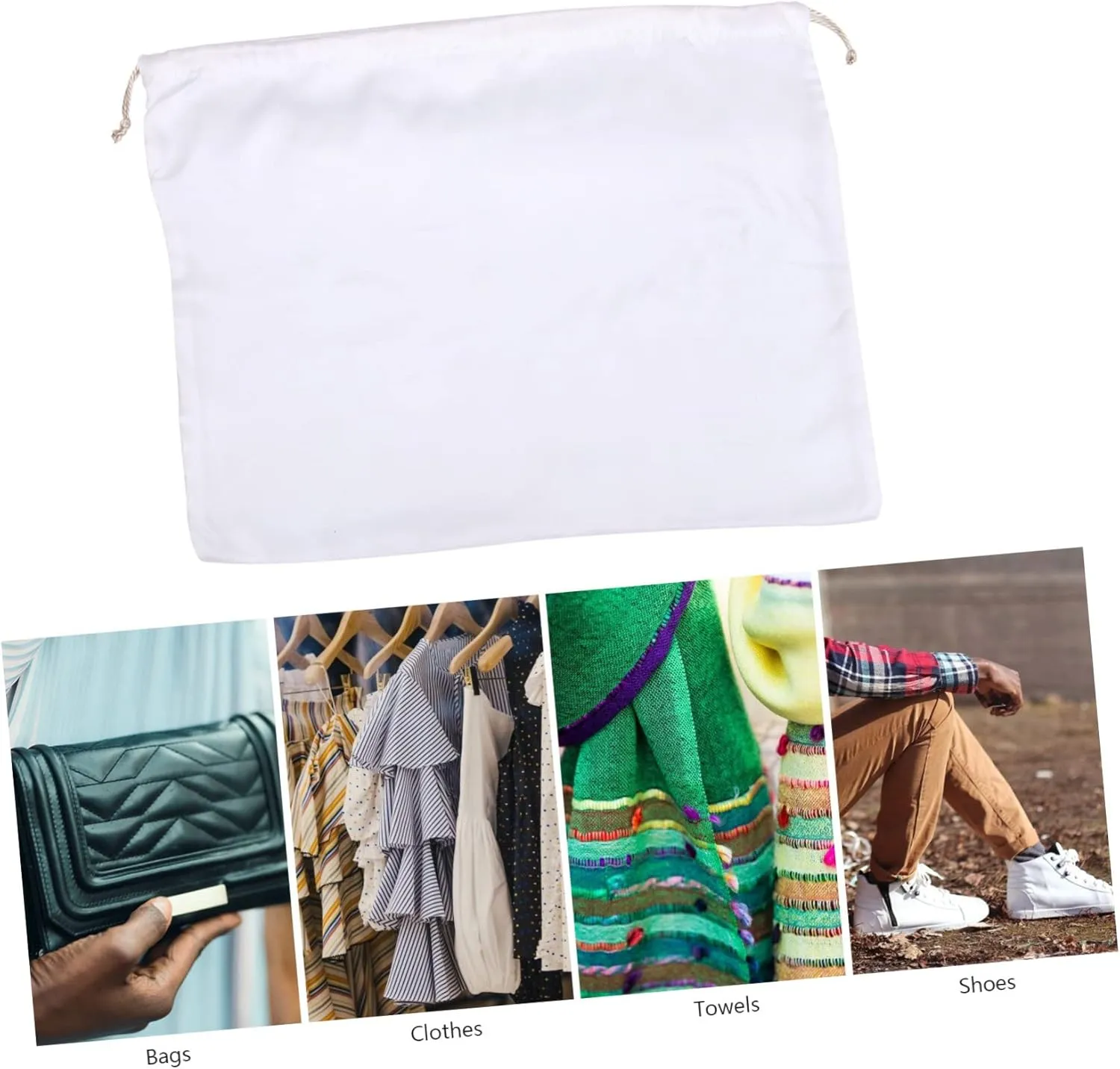 NOLITOY Elegant Silk Storage Bag Set 2pcs Toy Storage Home Organization Drawstring Closure Lightweight