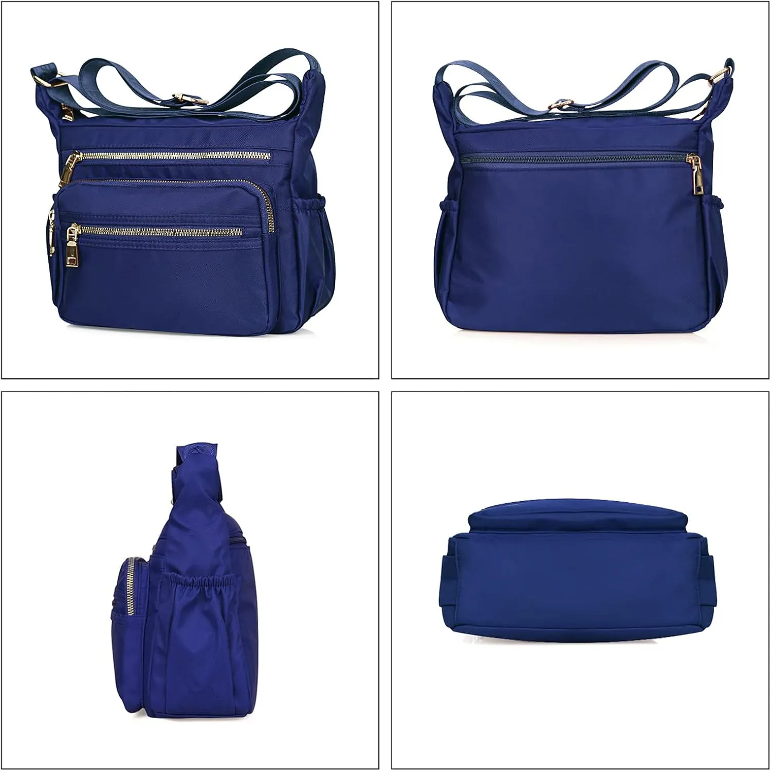 NOTAG Nylon Crossbody Bags for Women Small Waterproof Cross Body Handbag Mutilpockets Shoulder Bags Lightweight Travel Purses