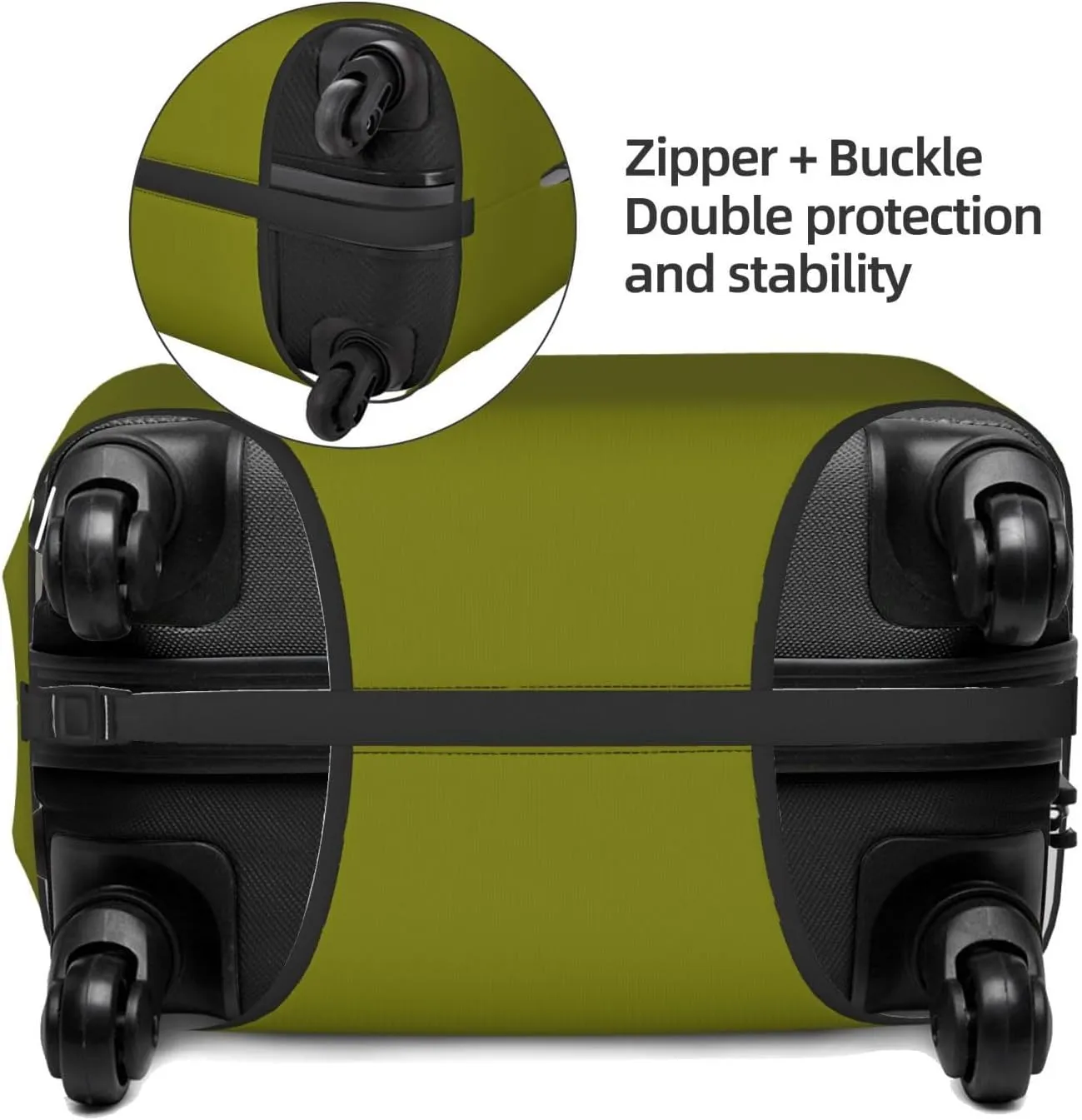 Olive Luggage Cover,Washable Suitcase Covers Fashion Luggage Covers,Anti-Scratch Suitcase Protector Cover
