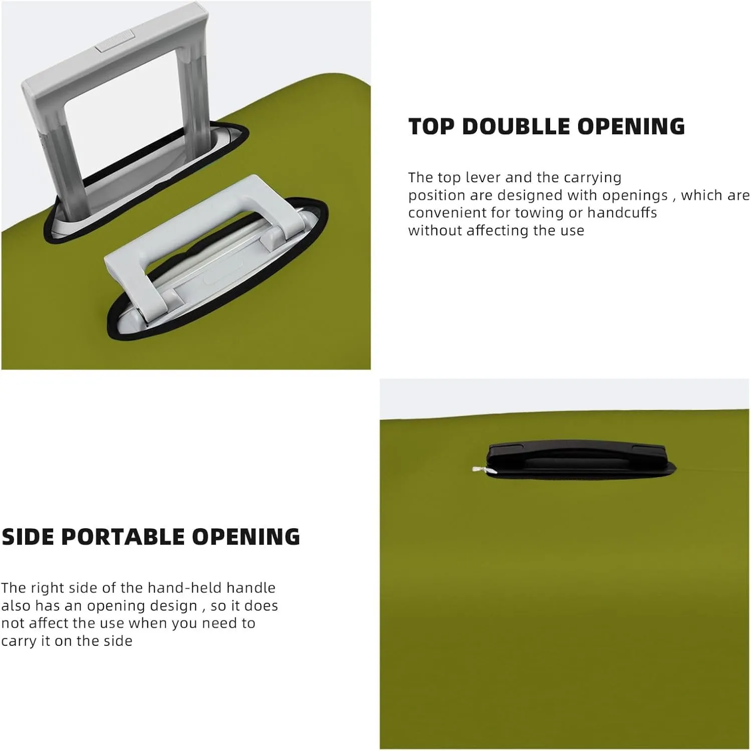 Olive Luggage Cover,Washable Suitcase Covers Fashion Luggage Covers,Anti-Scratch Suitcase Protector Cover