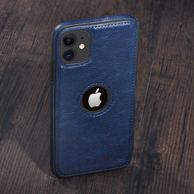 Phone Case Luxury Business Leather Stitching Case Cover for iphone