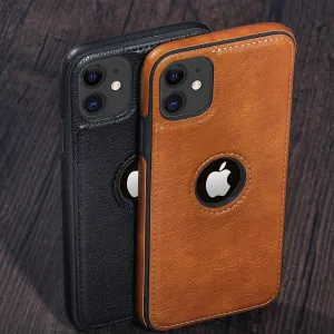 Phone Case Luxury Business Leather Stitching Case Cover for iphone