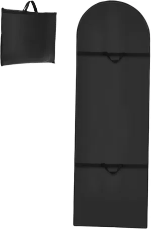 PRETYZOOM Foldable Travel Garment Bag for Suits Dresses Clothes Protector for Formal Gowns Travel Storage Elegant Design Space Saving Closet for Men Women