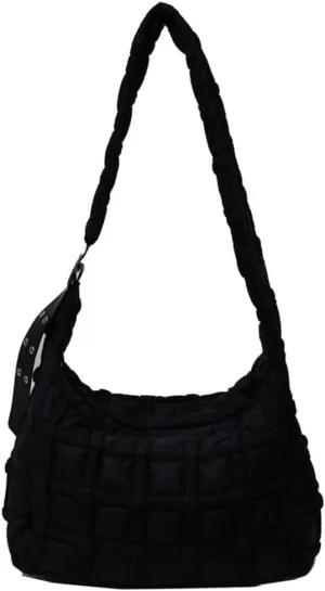 Puffer Tote Bag for Women Quilted Crossbody Carryall Bag Puffy Shoulder Bag Hobo Bubble Purse Nylon Handbag Lightweight