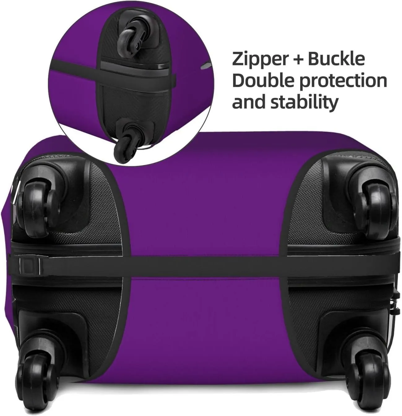 Purple Luggage Cover,Washable Suitcase Covers Fashion Luggage Covers,Anti-Scratch Suitcase Protector Cover