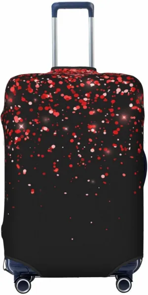 Red Glitter1 Luggage Cover,Washable Suitcase Covers Fashion Luggage Covers,Anti-Scratch Suitcase Protector Cover