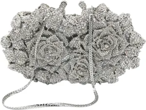 Rhinestone Bags Hollowed-Out Rhinestone Evening Bag Wedding Bridal Dinner Gown Bag
