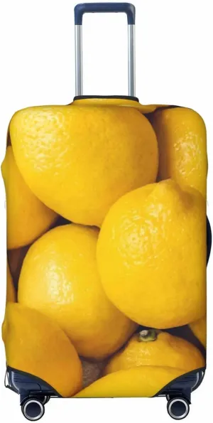 Ripe Yellow Lemon Luggage Cover,Washable Suitcase Covers Fashion Luggage Covers,Anti-Scratch Suitcase Protector Cover