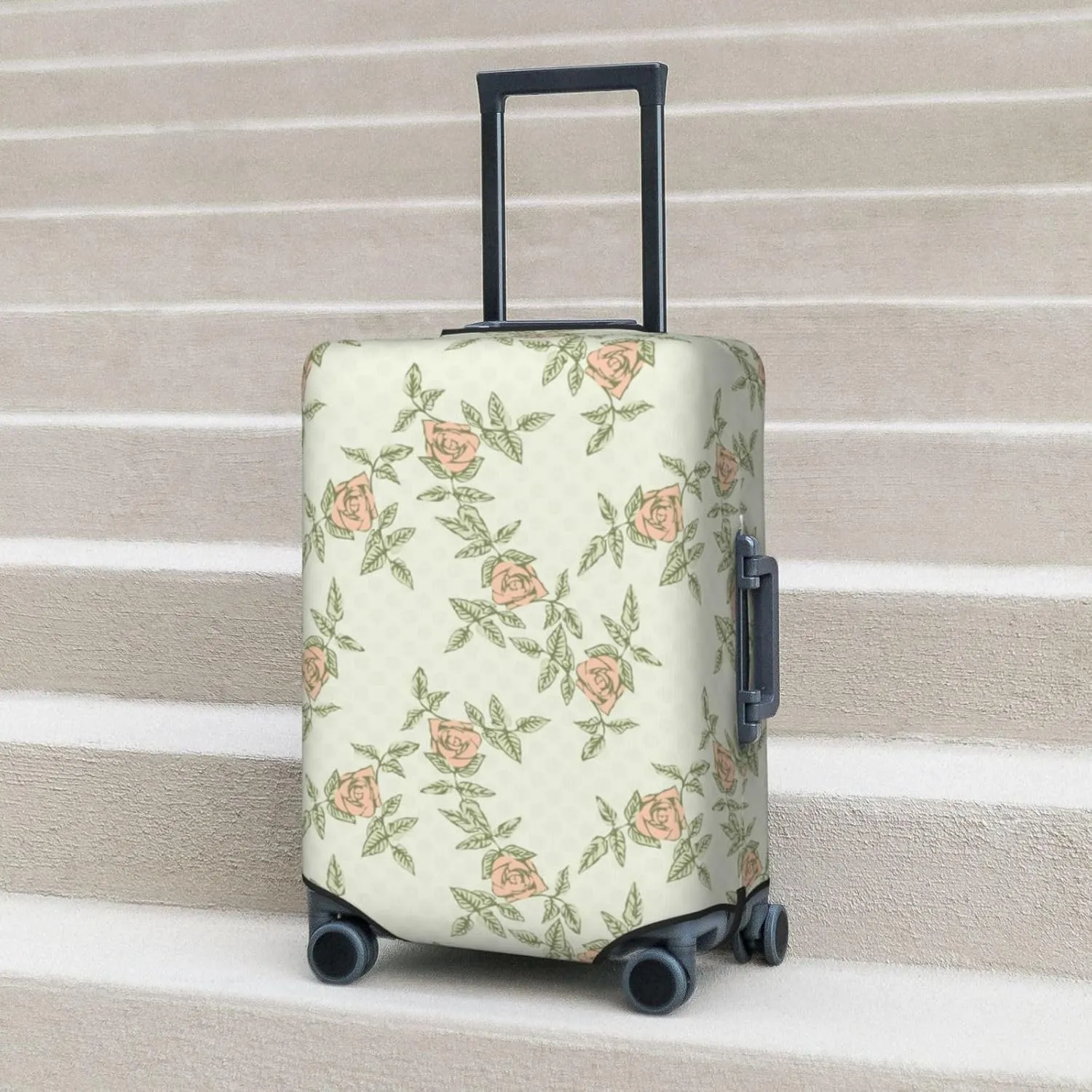 Rose (2) Luggage Cover,Washable Suitcase Covers Fashion Luggage Covers,Anti-Scratch Suitcase Protector Cover