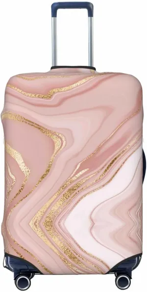 Rose Gold Glitter Splatter Luggage Cover,Washable Suitcase Covers Fashion Luggage Covers,Anti-Scratch Suitcase Protector Cover