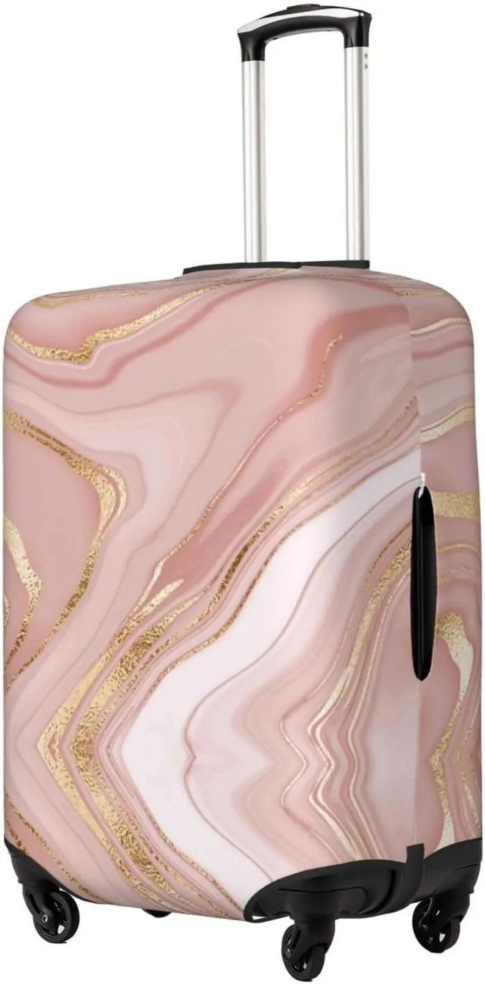 Rose Gold Glitter Splatter Luggage Cover,Washable Suitcase Covers Fashion Luggage Covers,Anti-Scratch Suitcase Protector Cover