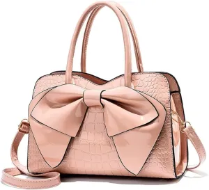 Satchel Handbag for Women Designer Tote Purse Leather Shoulder Bag Roomy Top Handle Satchel Purse for Office Dating