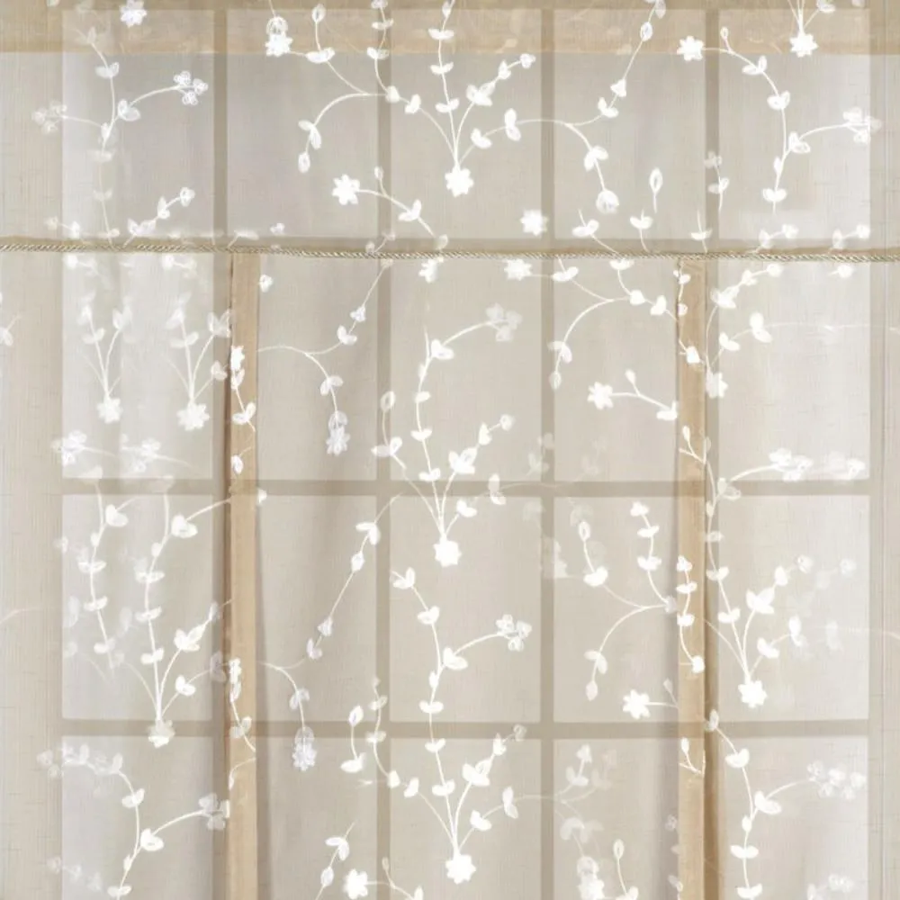 Savannah Sheer Linen Tie Up Shade