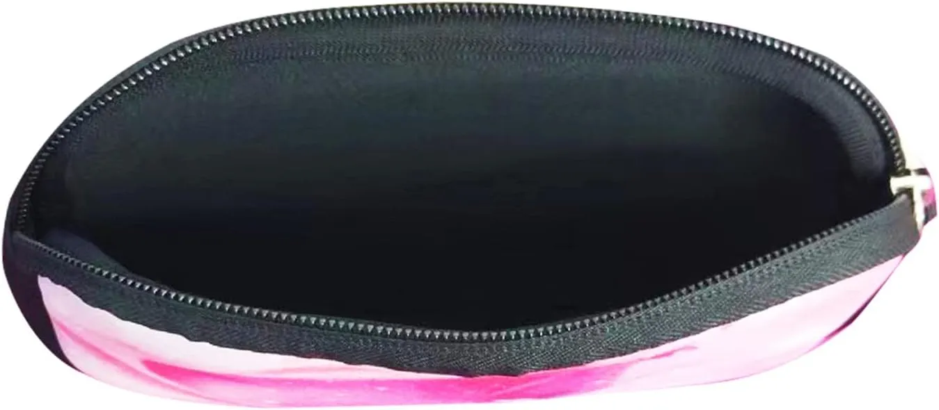 Small Toiletry Bags for Women, Adorable Roomy Makeup Pouch- Purse Cute Cosmetic Bag Travel Toiletry Bag Pouch Waterproof Organizer Bag (Rose)
