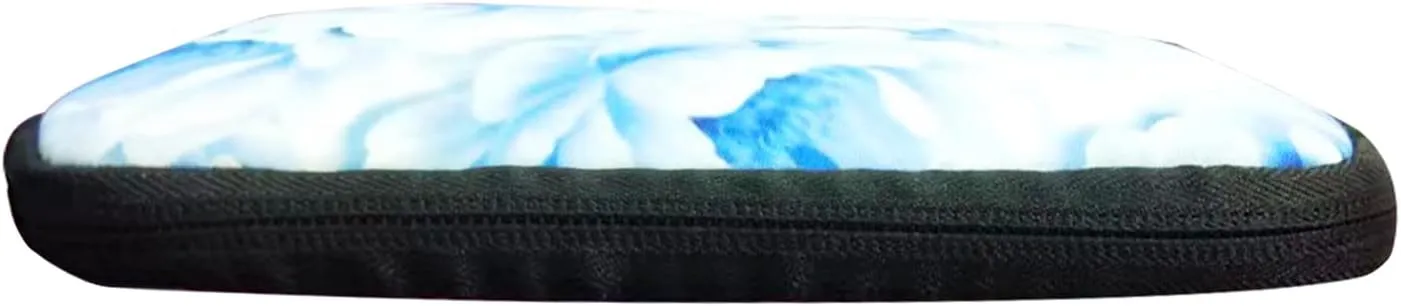 Small Toiletry Bags for Women, Adorable Roomy Makeup Pouch- Purse Cute Cosmetic Bag Travel Toiletry Bag Pouch Waterproof Organizer Bag (White Flowers)