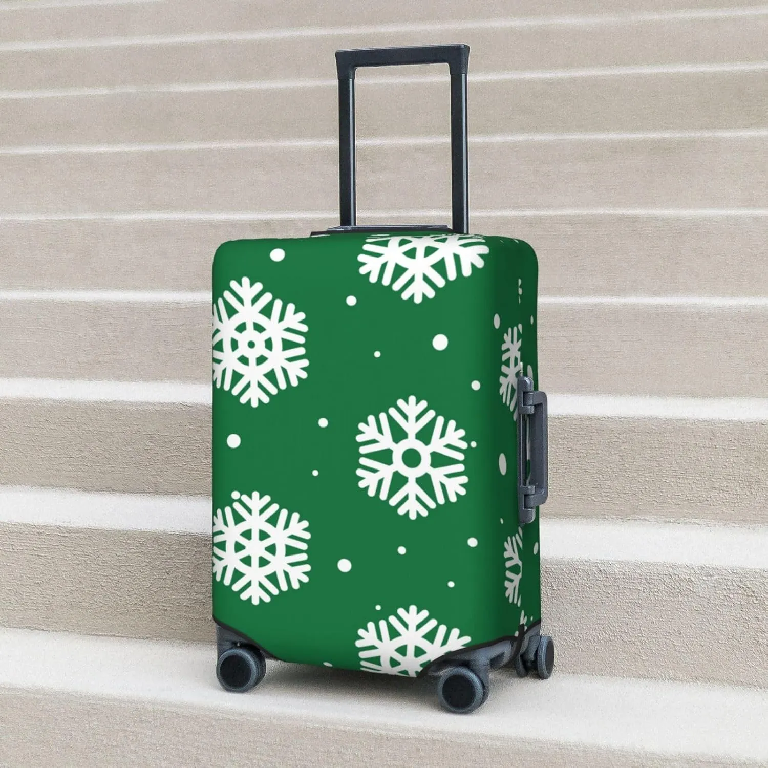 Snowflake Luggage Cover,Washable Suitcase Covers Fashion Luggage Covers,Anti-Scratch Suitcase Protector Cover