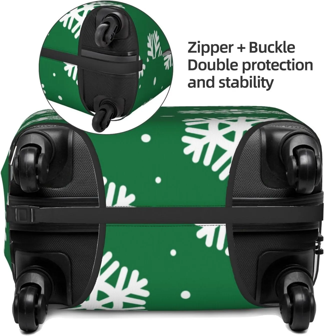 Snowflake Luggage Cover,Washable Suitcase Covers Fashion Luggage Covers,Anti-Scratch Suitcase Protector Cover