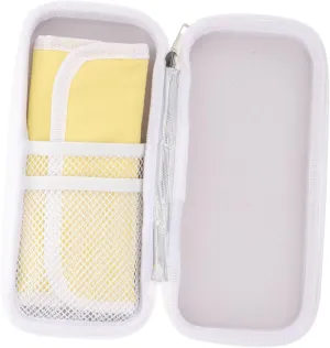 Storage Bag for Supplies - Insulated Medicine Pouch Organizer - Portable Rubber Case for Travel Compact Holder for Safe Medication Storage