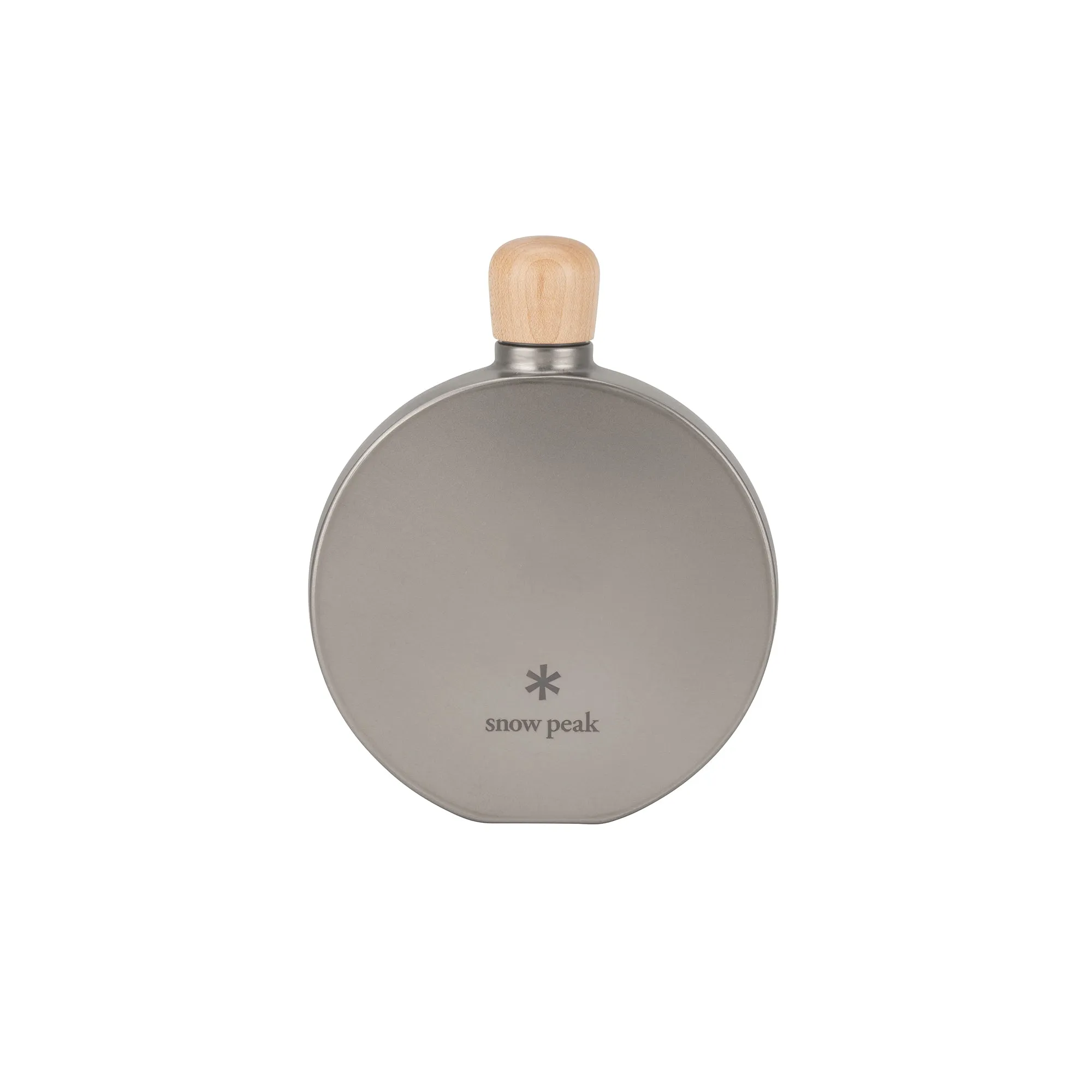 Titanium Curved Flask