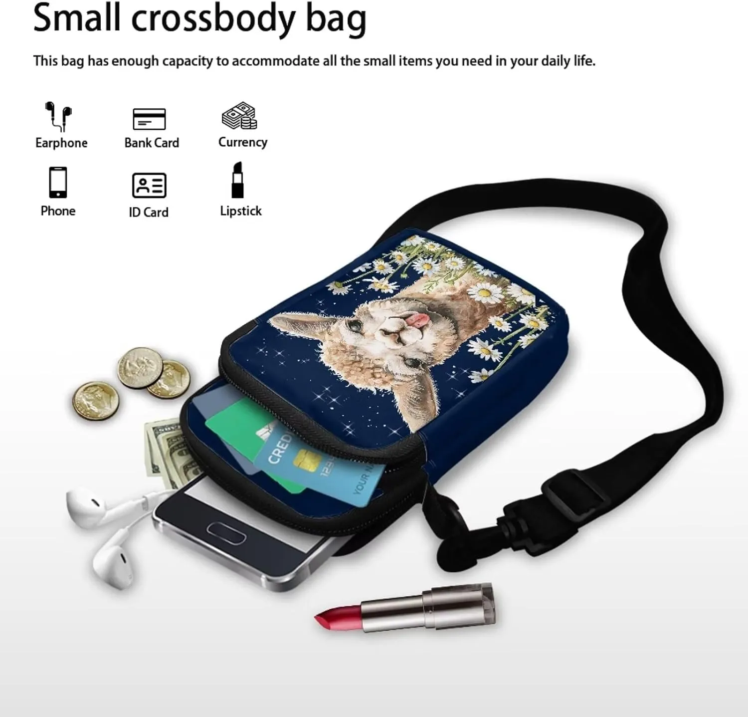 Toddler Girls Crossbody Bags, Kawaii Cross Body Bag Small Satchel Sling Bags for School