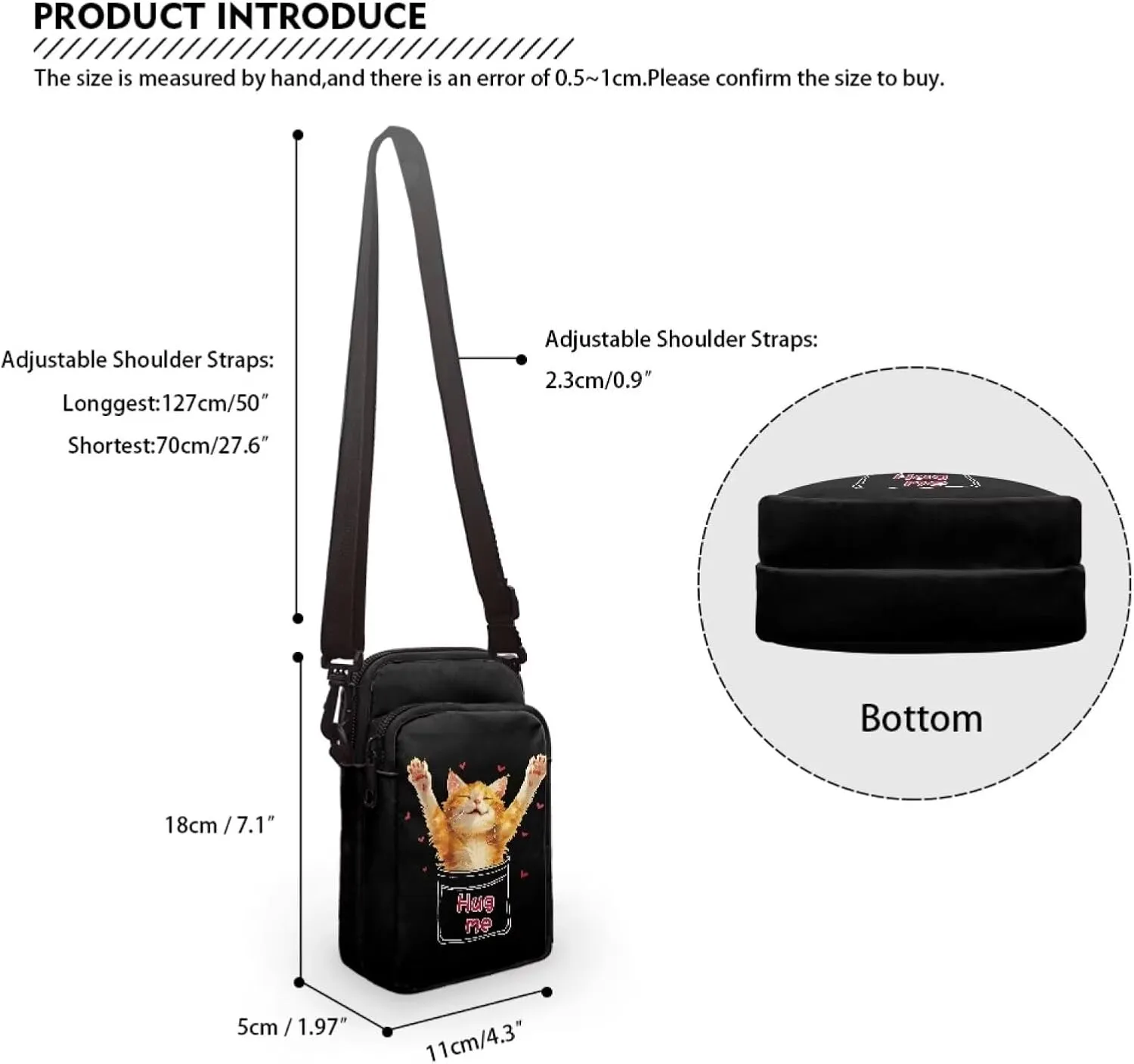 Toddler Girls Crossbody Bags, Kawaii Cross Body Bag Small Satchel Sling Bags for School