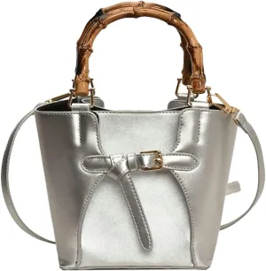 Top Handle Shoulder Crossbody Bag Elegant Bucket Bag Satchel Purse for Travel 2025
