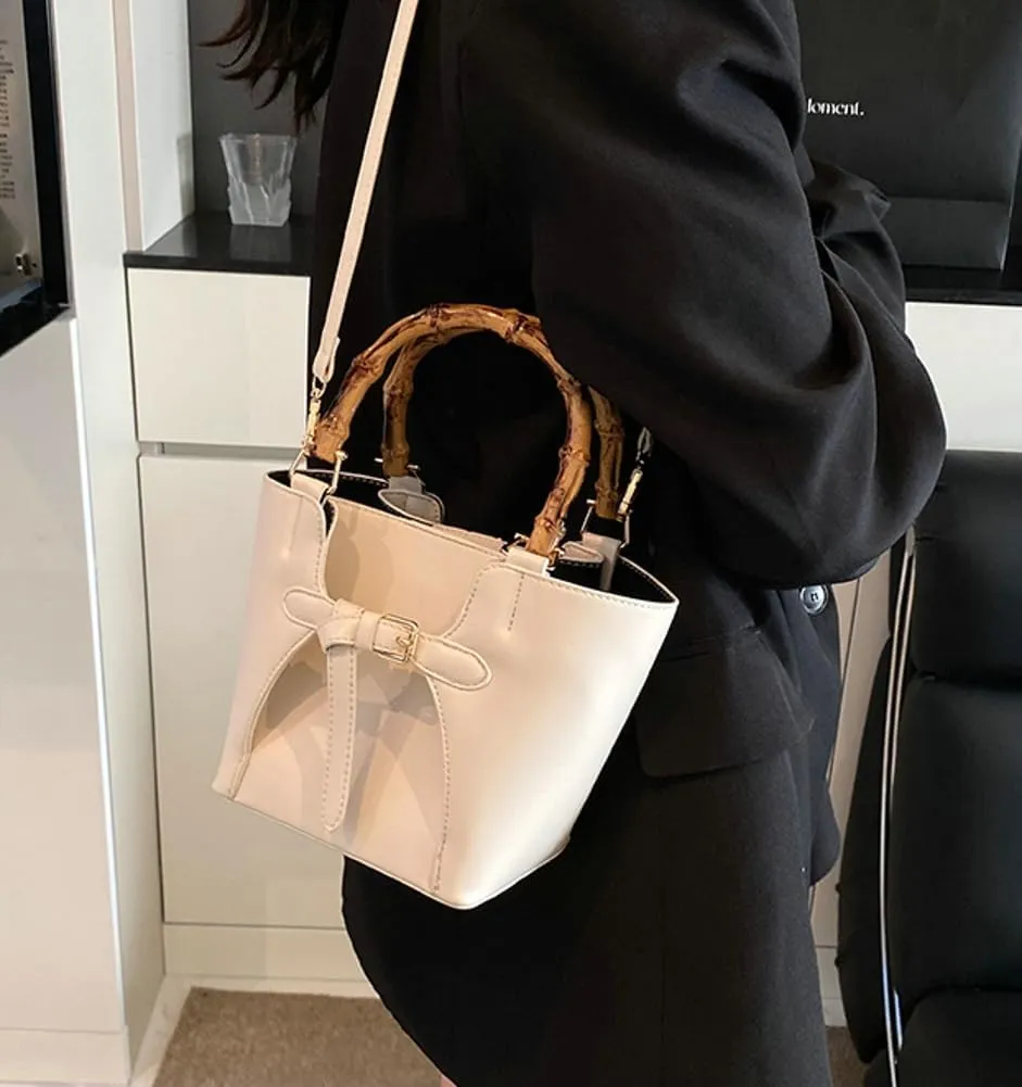 Top Handle Shoulder Crossbody Bag Elegant Bucket Bag Satchel Purse for Travel 2025