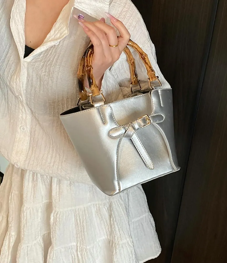 Top Handle Shoulder Crossbody Bag Elegant Bucket Bag Satchel Purse for Travel 2025