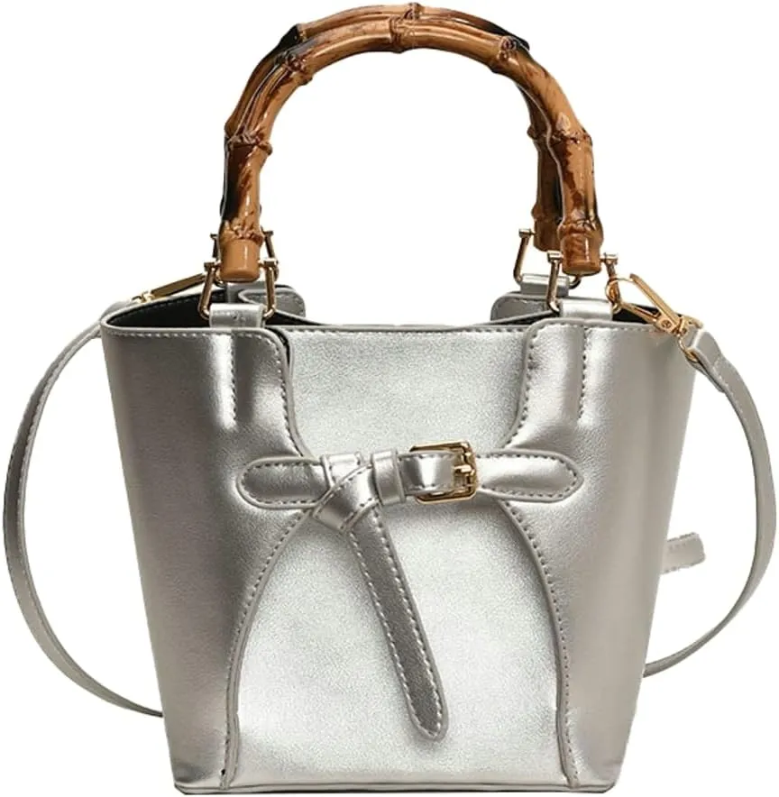 Top Handle Shoulder Crossbody Bag Elegant Bucket Bag Satchel Purse for Travel 2025