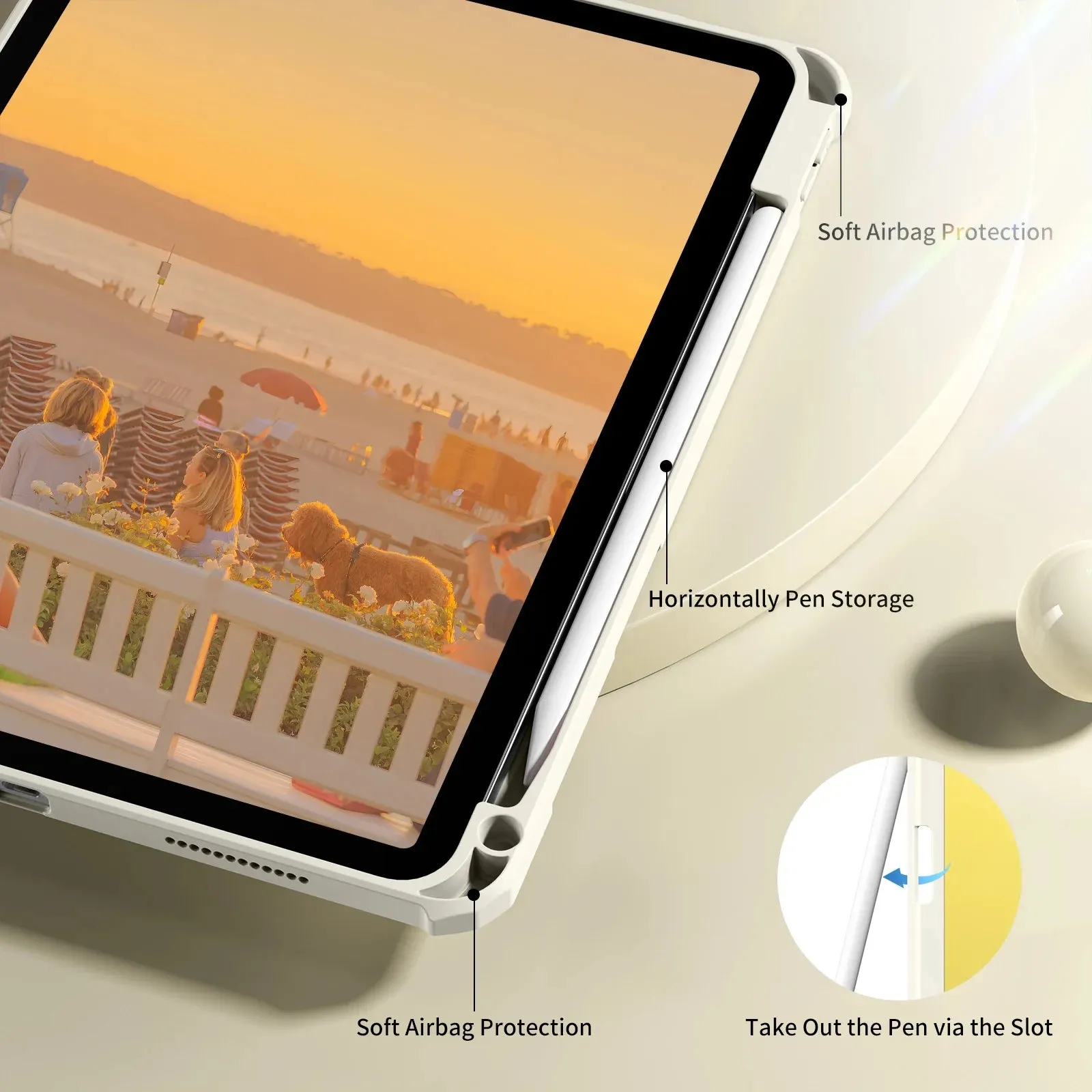 Transparent Acrylic Back Case for iPad
