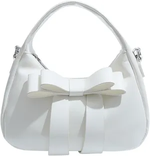 Trendy Clutch Bag Crossbody Purse For Women Commuter Handbag Womens Versatile Satchel Purse Sweet Travel Bags With Bow-tie