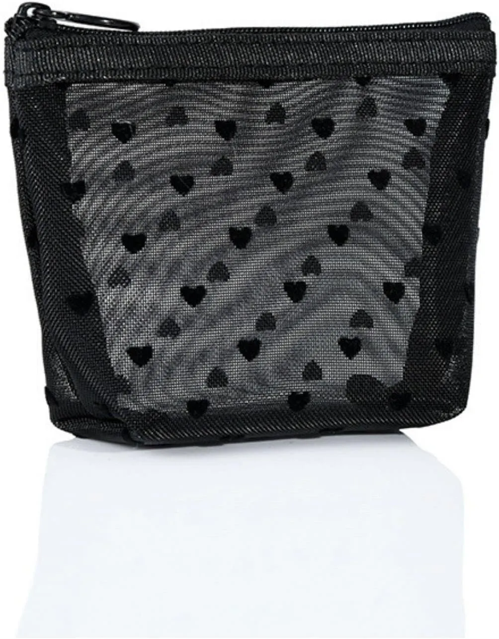 VEDO SHIPIN Zipper Mesh Makeup Bags, Mini Makeup Bag, Portable Small Makeup Bags, Travel Pocket Cosmetic Bag Small Makeup Pouch for Women