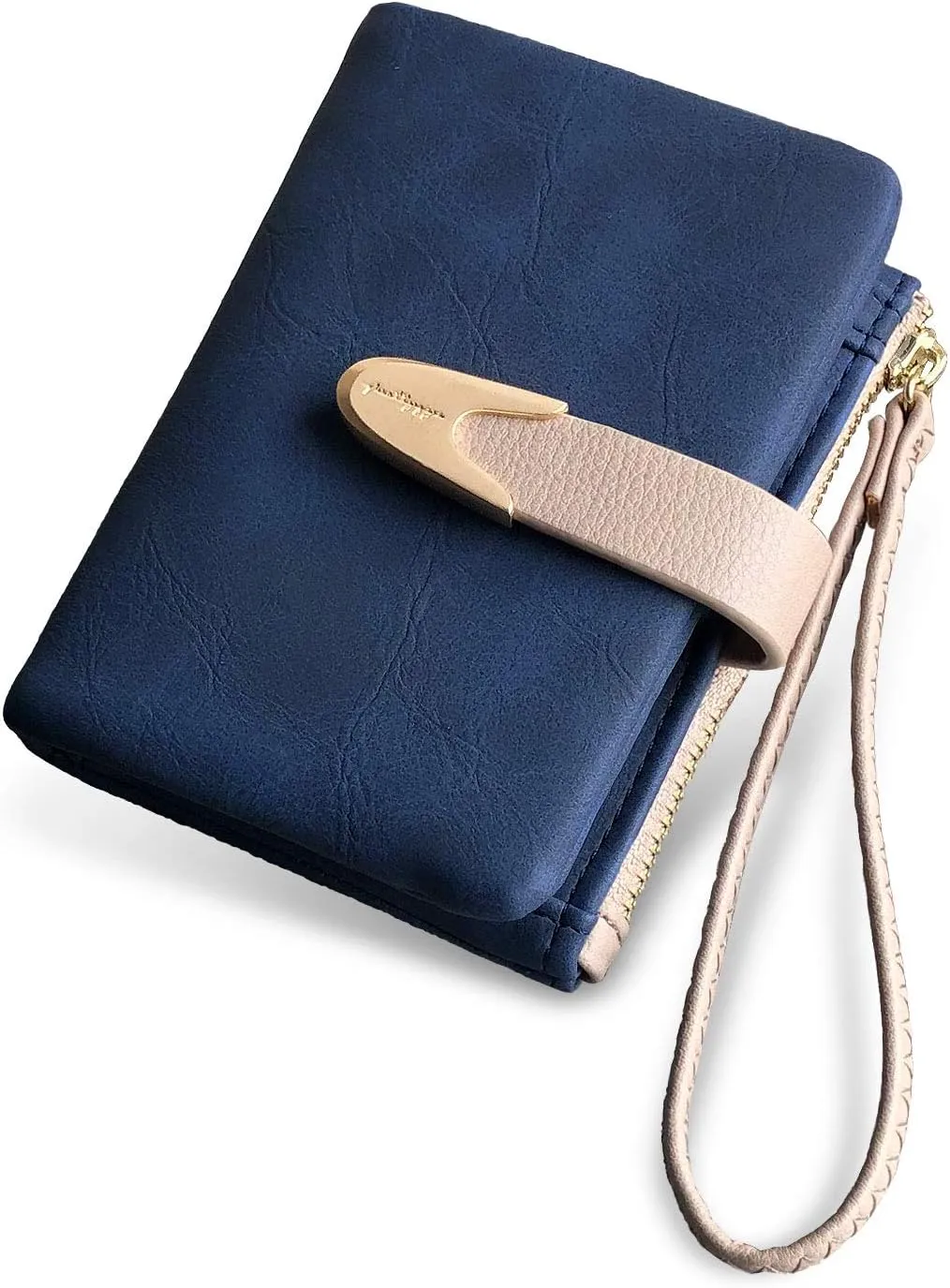 Wallets for Women Rfid Small Compact Bifold short Wallet,Ladies Wristlet Zipper Coin Purse