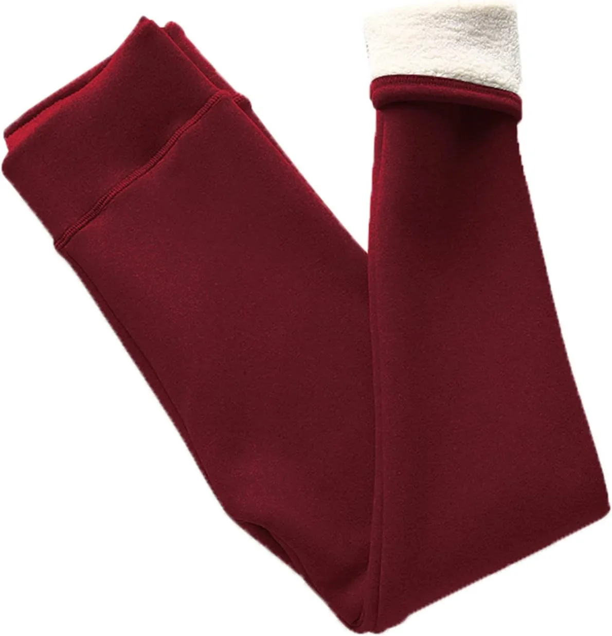 Warm Winter Thick Leggings Women Wool Fleece Females Clothing Lambskin Cashmere Velvet Pants Elasticity S-2XL