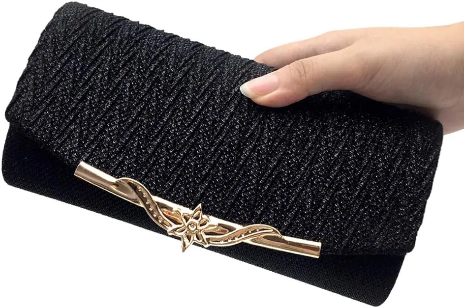 Women Evening Bag Party Banquet Glitter Bag For Girls Wedding Clutches Handbag Chain Shoulder Bag