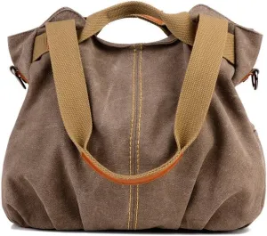 Women Ladies Bags Vintage Hobo Canvas Daily Purse Shoulder Tote Shopper Handbag