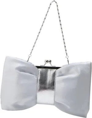 Women Pu Bow Evening Bag Evening for Women Dinner Bag Evening Bags for Women Clutch Wallet for Women