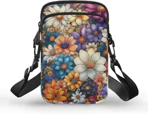 Women's Crossbody Bags Travel Shoulder Sling Bags Cell Phone Case Purse with Front Pocket