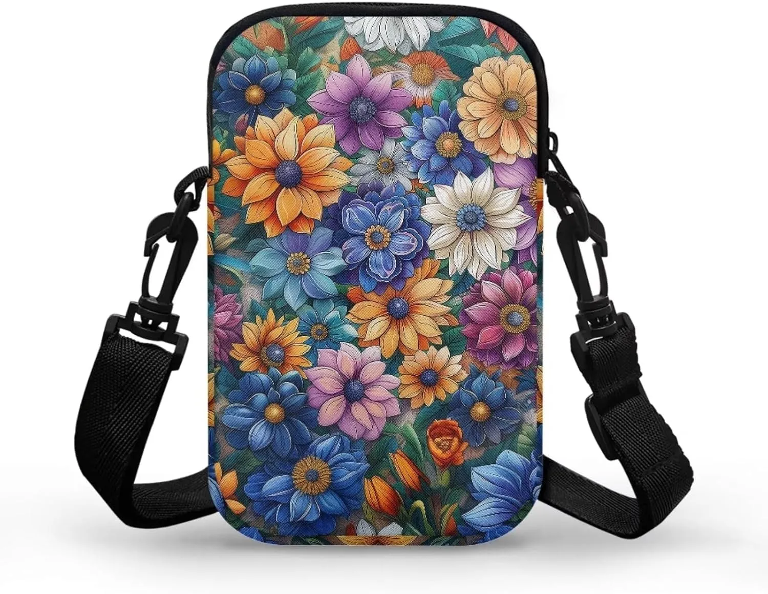 Women's Crossbody Bags Travel Shoulder Sling Bags Cell Phone Case Purse with Front Pocket